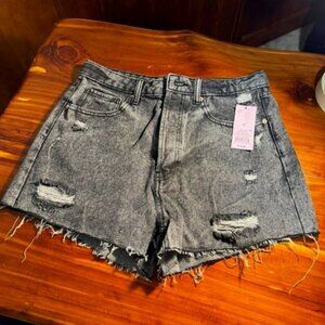 Wild Fable Gray Wash Shorts, Size 10, NWT